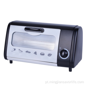 Mini-forno torradeira 8L elétrico portátil para assar em casa